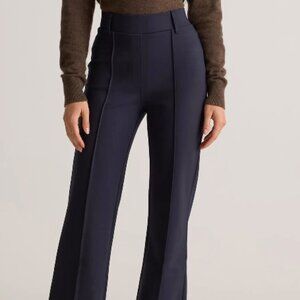 Quince Ultra-Stretch Ponte Flare Leg Pants - Like NEW